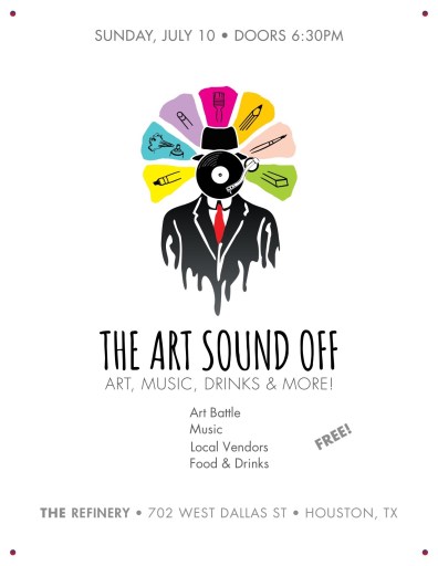 art sound off flyer