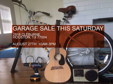 garage sale photo