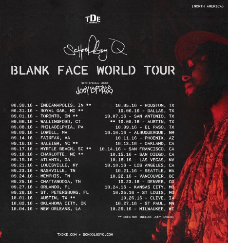 blank face tour photo